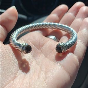 david yurman smoky topaz 7mm cable bracelet